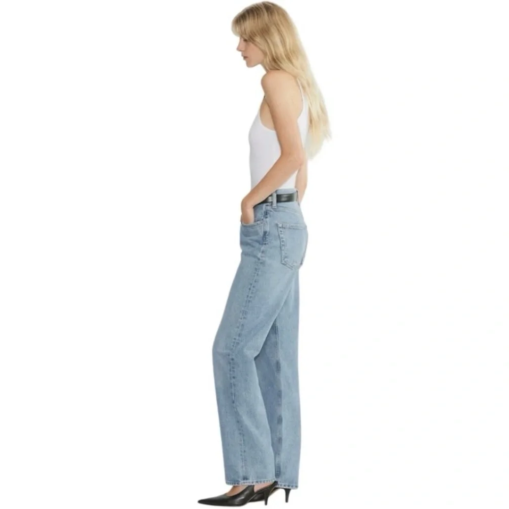 AGOLDE Kelly High Rise Relaxed Straight Leg Designer Jeans - SZ 23 NWT - Picture 4 of 8